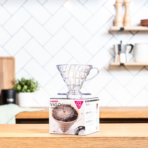 Hario Coffee Dripper V60 01 Clear Plastic