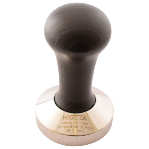 Motta Wooden Coffee Tamper - Flat Base 58.4mm